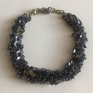 6/$20 Beautiful Handcrafted Bracelet, NWOT, Flowers made with Metal, Seed Beads